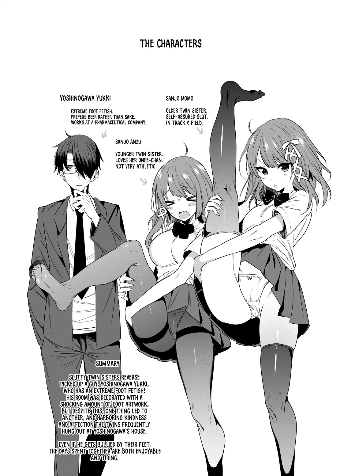 Hentai Manga Comic-Twin Feet-Read-2
